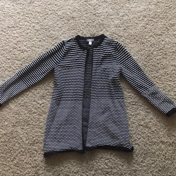 Striped formal cardigan - Picture 1 of 2